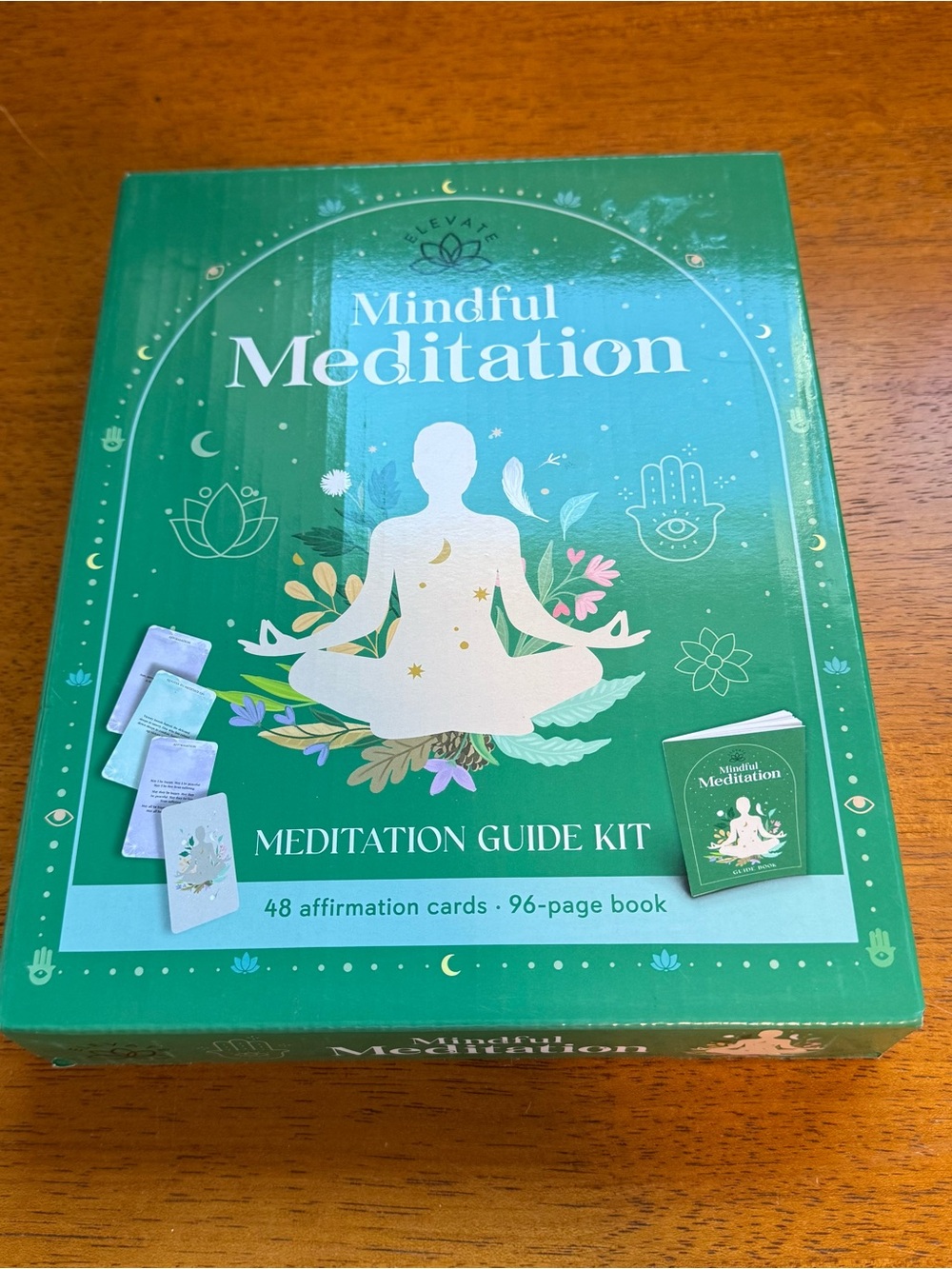 Mindful Meditation Guide Kit - Green Affirmation Card Set New in Box.
